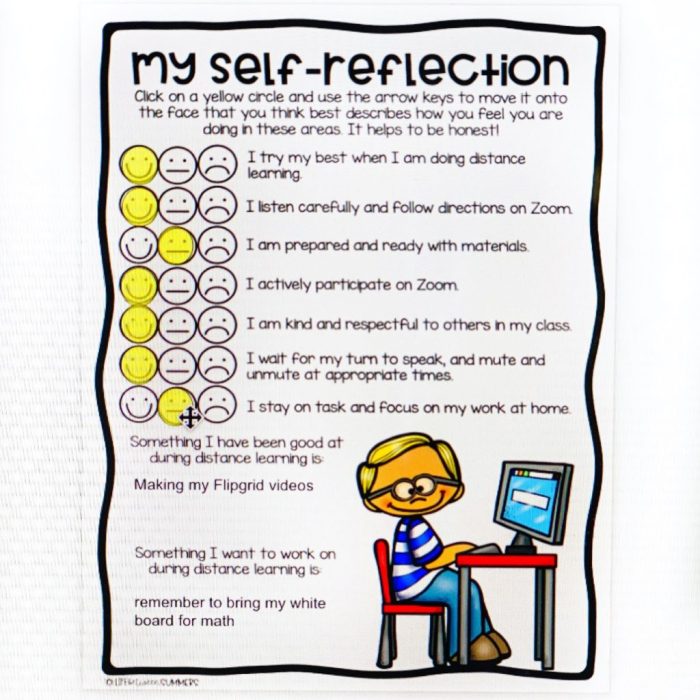 Activities kids self reflection theottoolbox saved