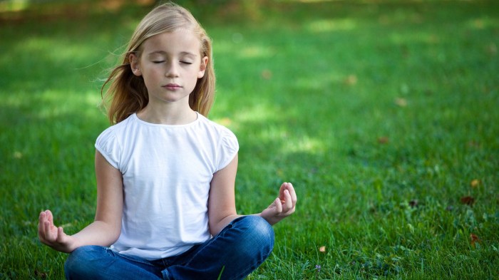 Enfant relaxation meditation