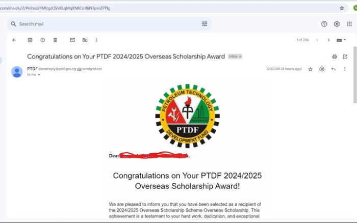 PTDF Scholarship Monthly Stipend 2025: 5 Key Things You Need to Know